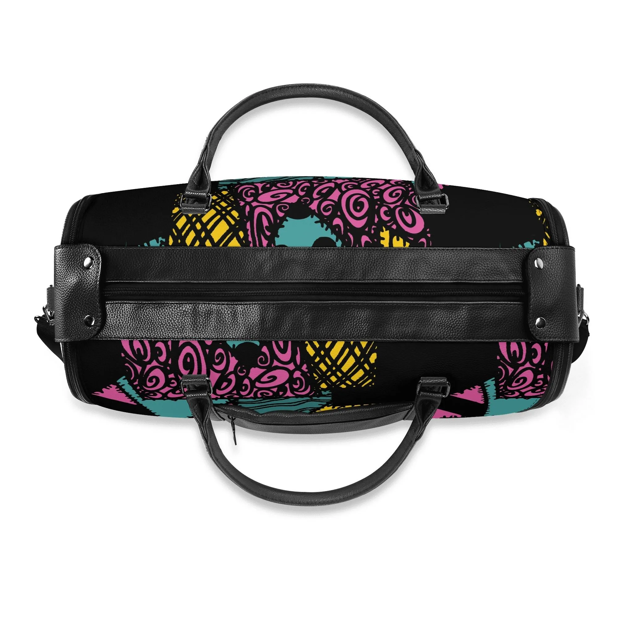 Sally Bride Leather Duffle Bag Foldable Travel Bag