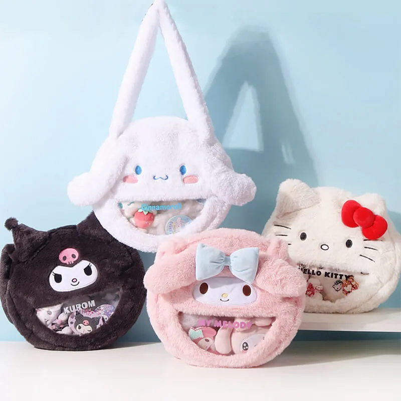 Sanrio Face Plush Ita Hanbag