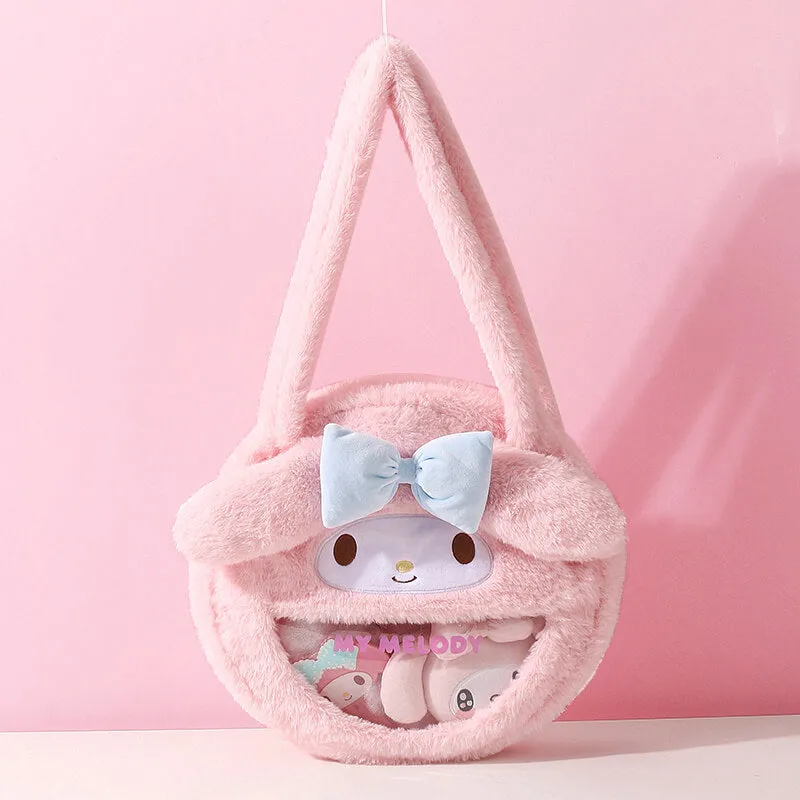Sanrio Face Plush Ita Hanbag