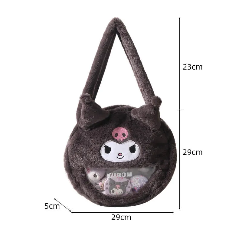 Sanrio Face Plush Ita Hanbag