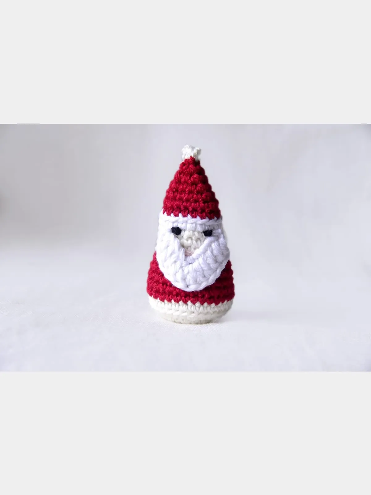 Santa Hanging Red And White Set of 2