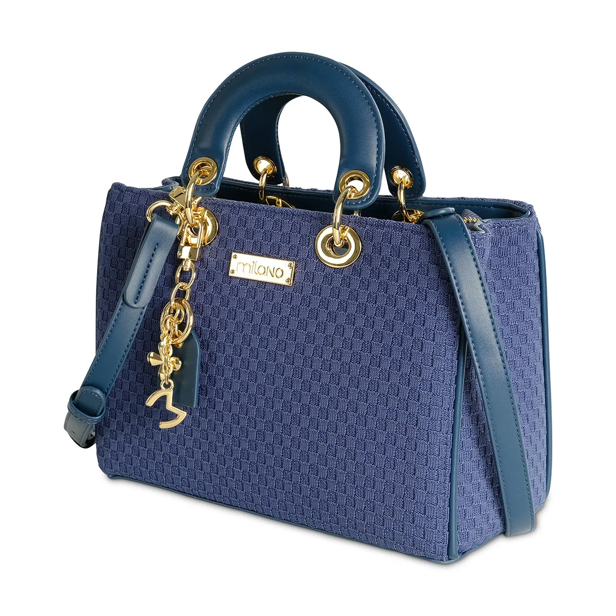 SAVARIA MINI TOTE- Navy