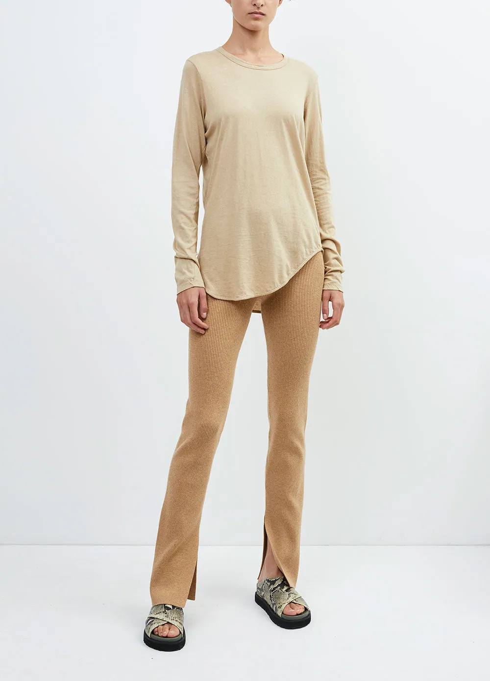 Scoop Hem Heritage Long-sleeve T-shirt