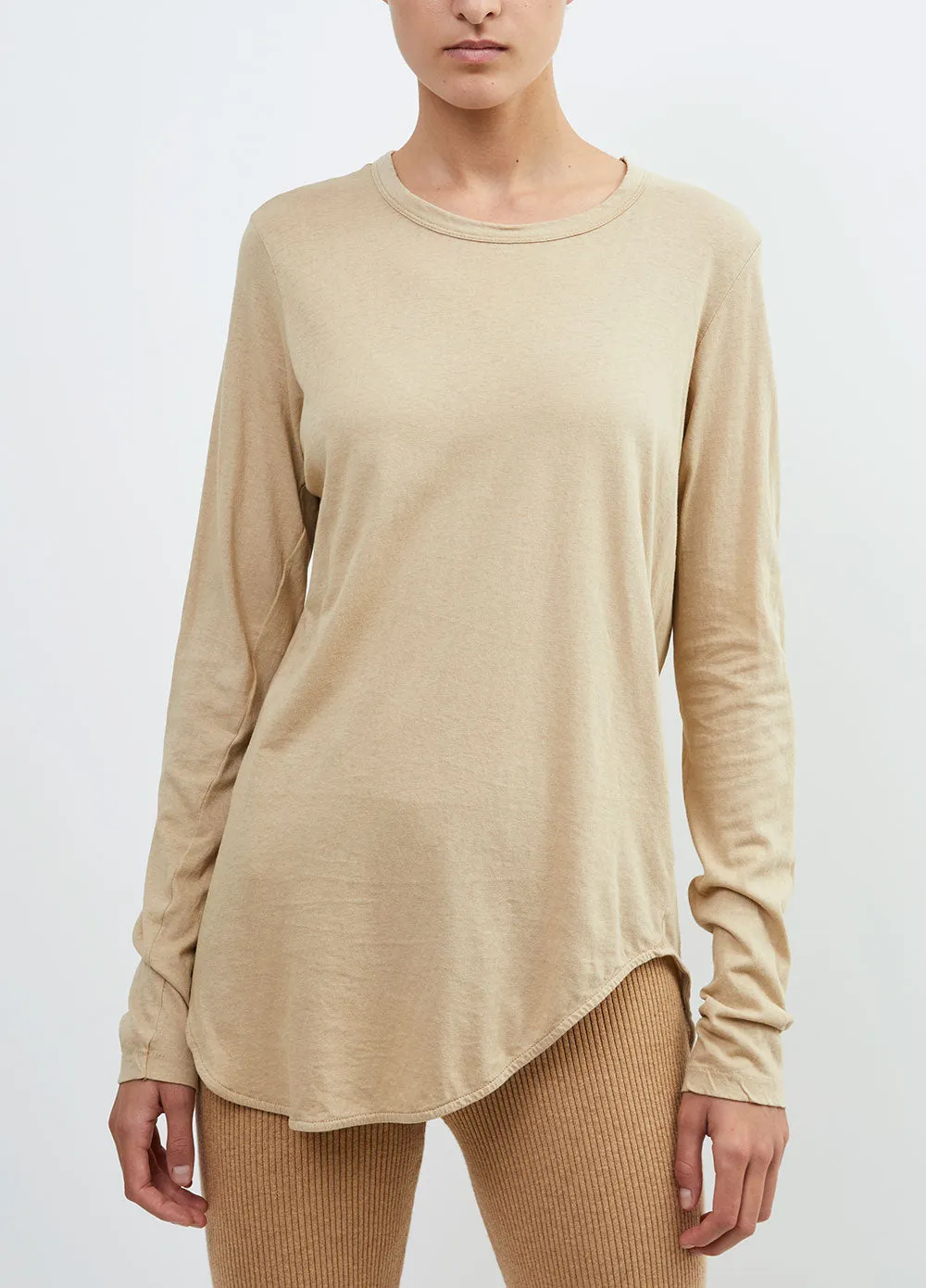 Scoop Hem Heritage Long-sleeve T-shirt