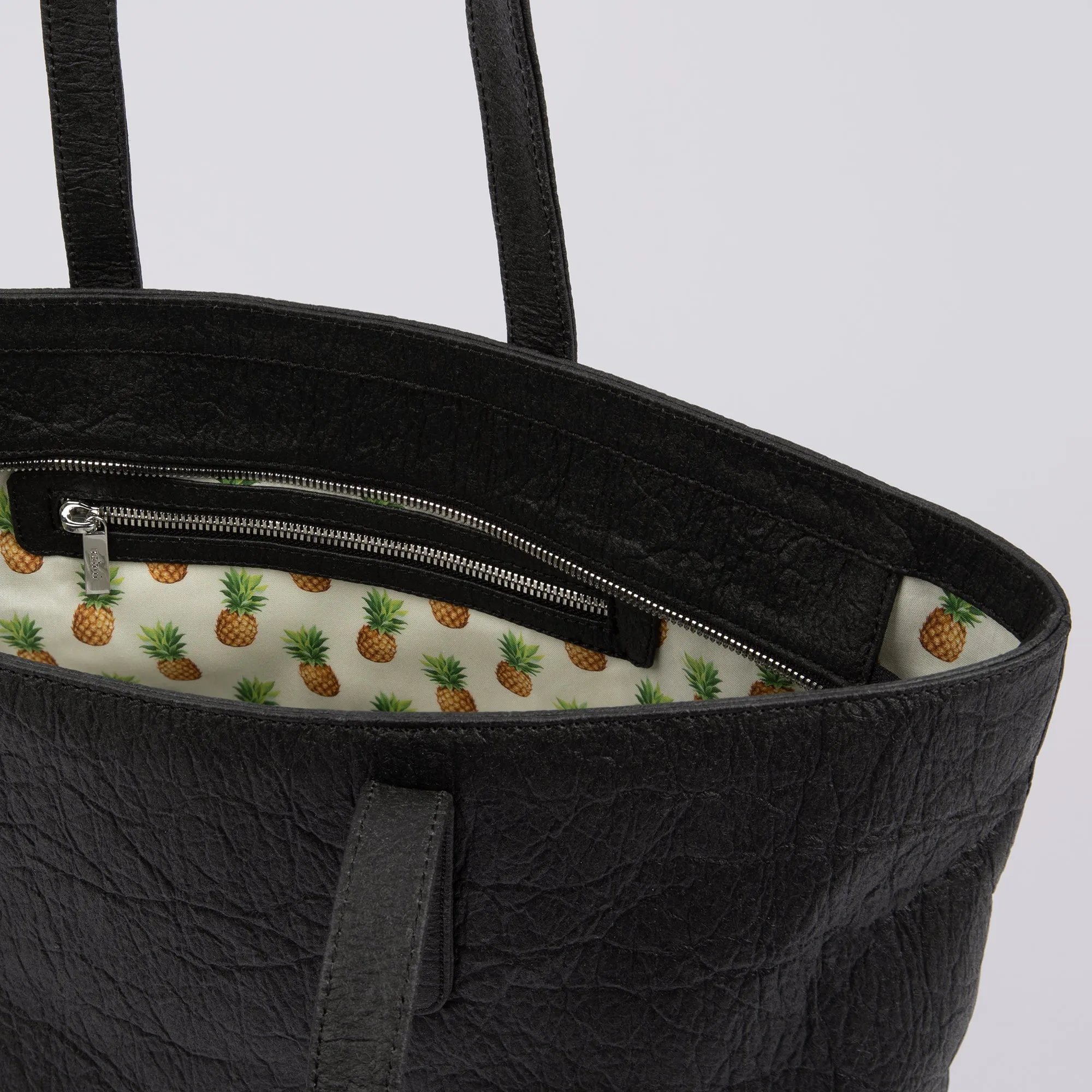 Sequoia Zip Tote | Black Texture