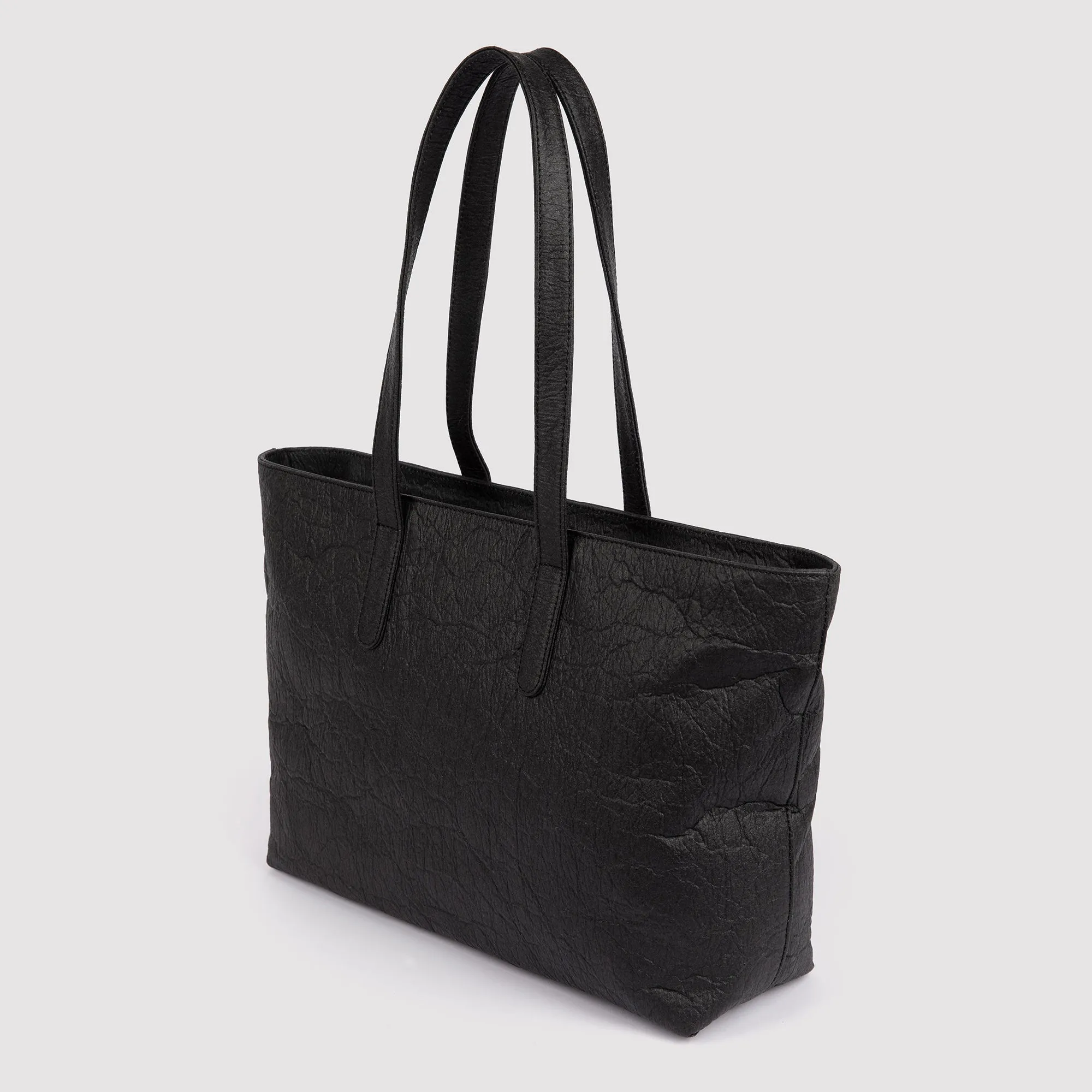 Sequoia Zip Tote | Black Texture