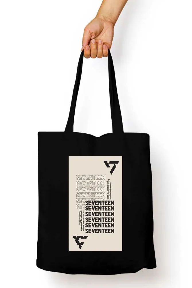Seventeen Emblem Kpop Tote Bag