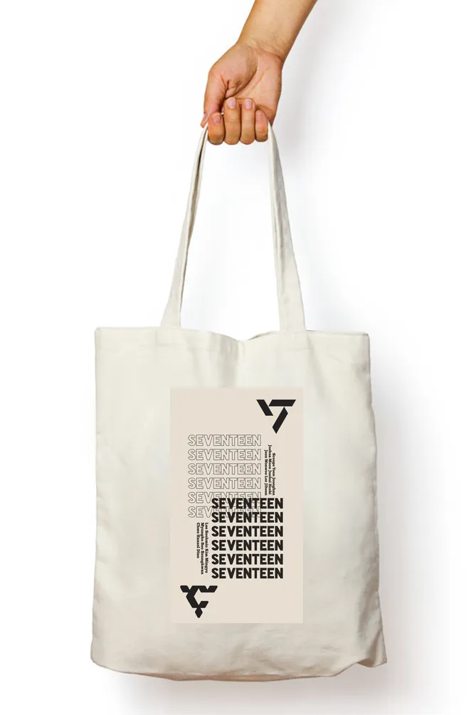 Seventeen Emblem Kpop Tote Bag