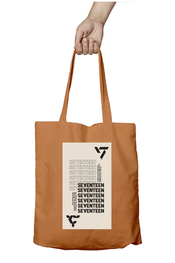 Seventeen Emblem Kpop Tote Bag