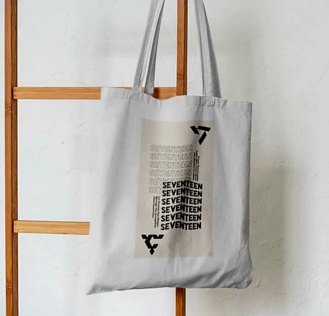 Seventeen Emblem Kpop Tote Bag