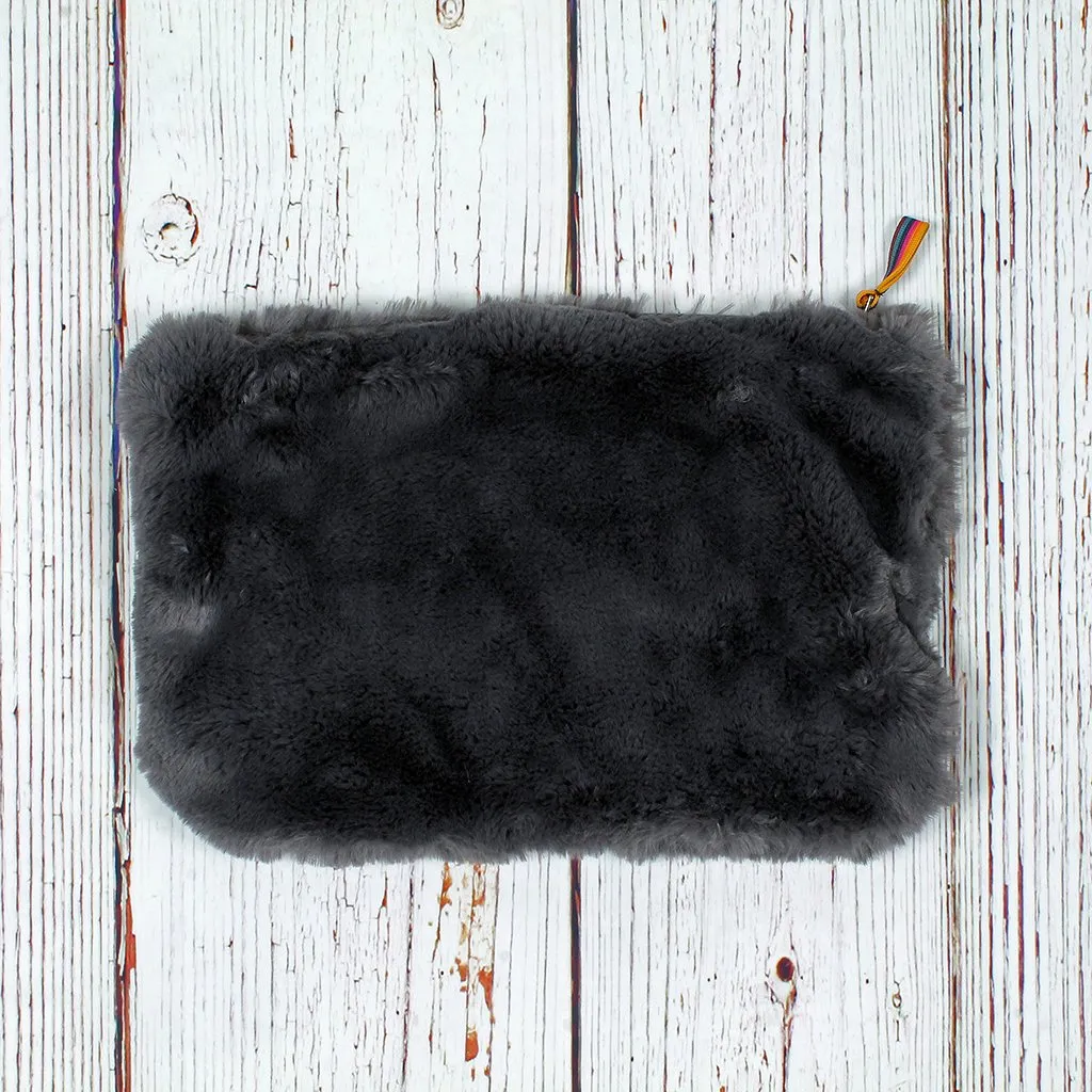 Shearling Soft Clutch
