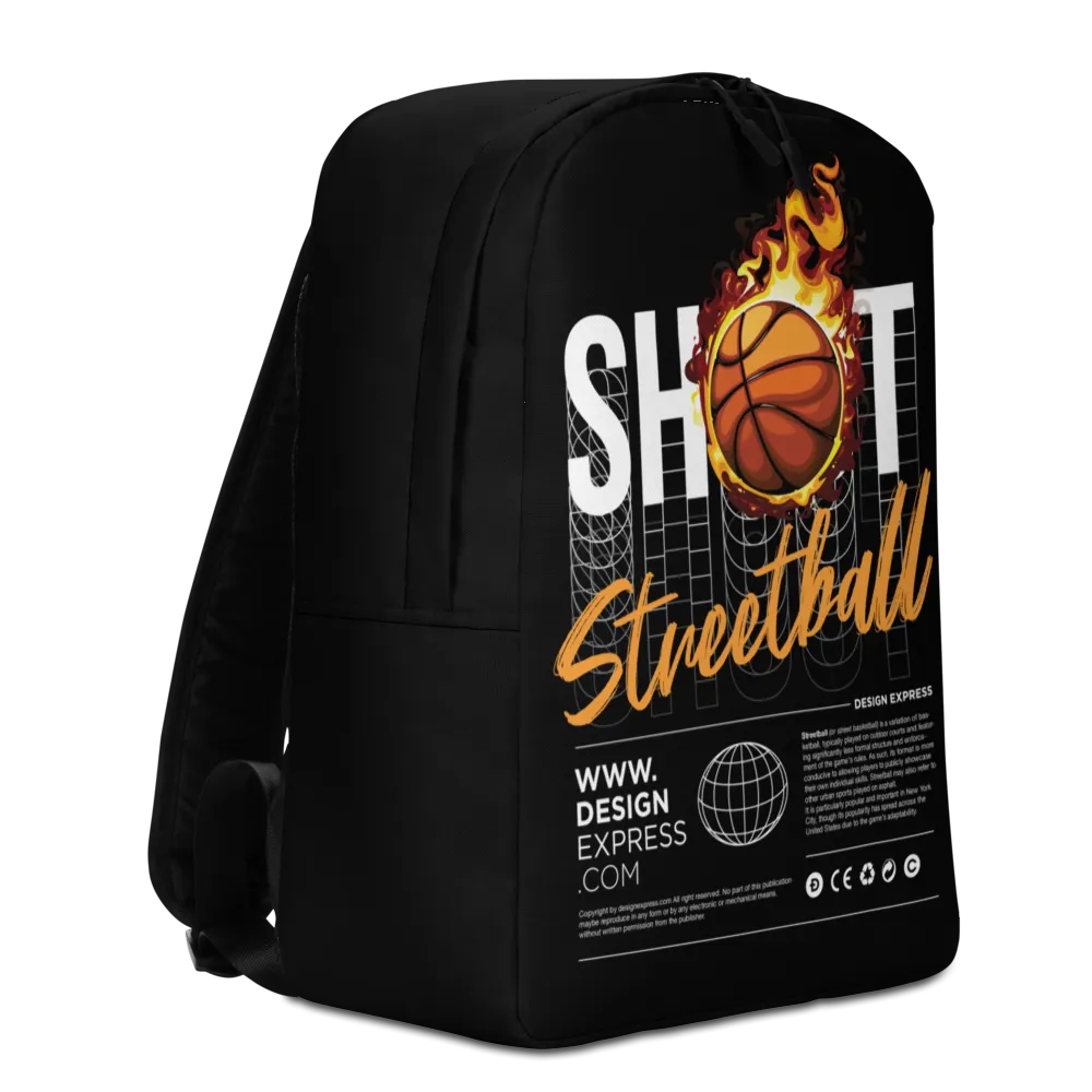 Shoot Streetball Minimalist Backpack