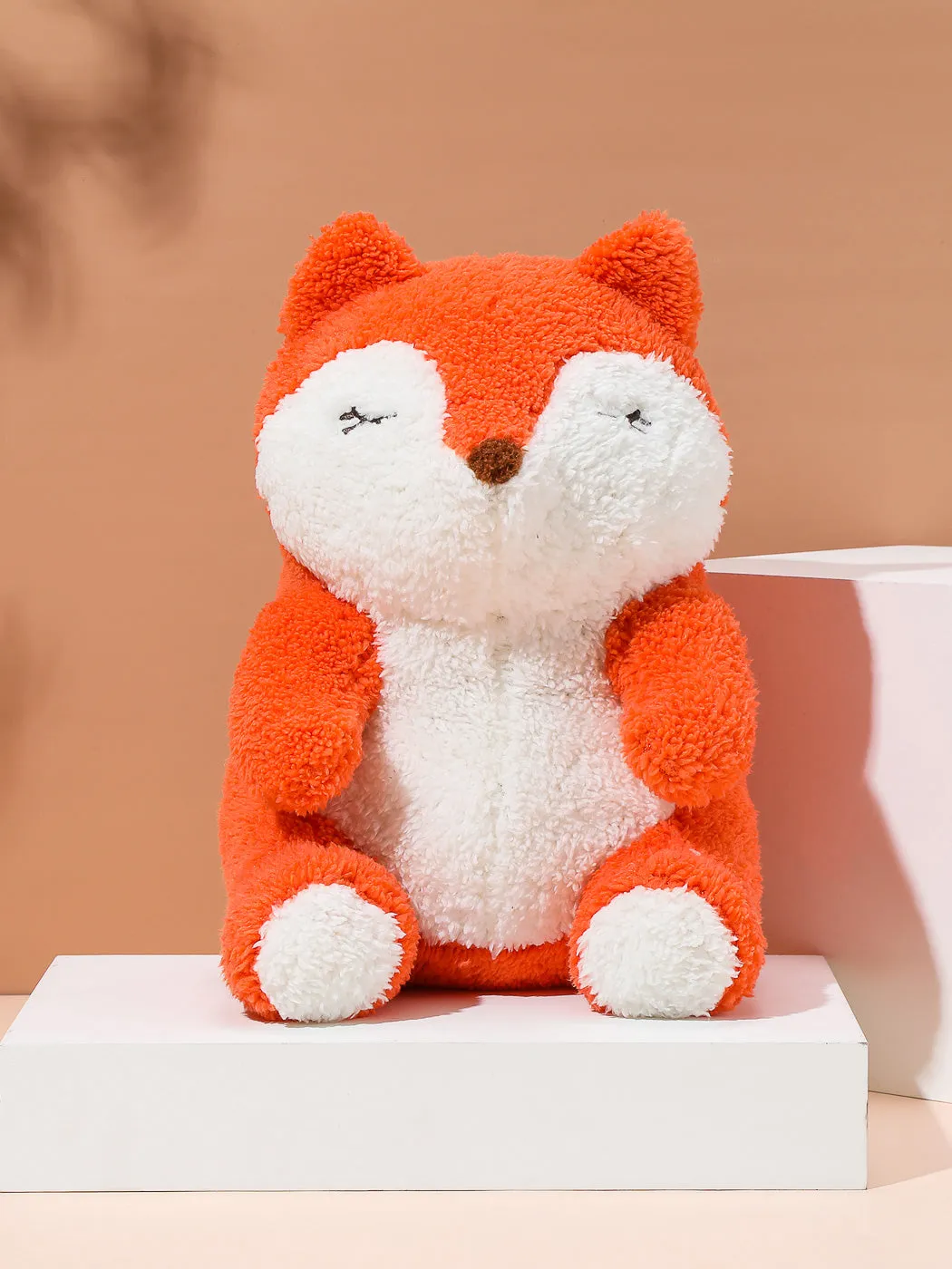 Sitting Animal Plush Toy B(Fox)