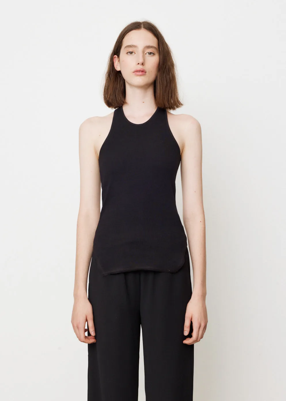 Slim Rib Crossback Tank