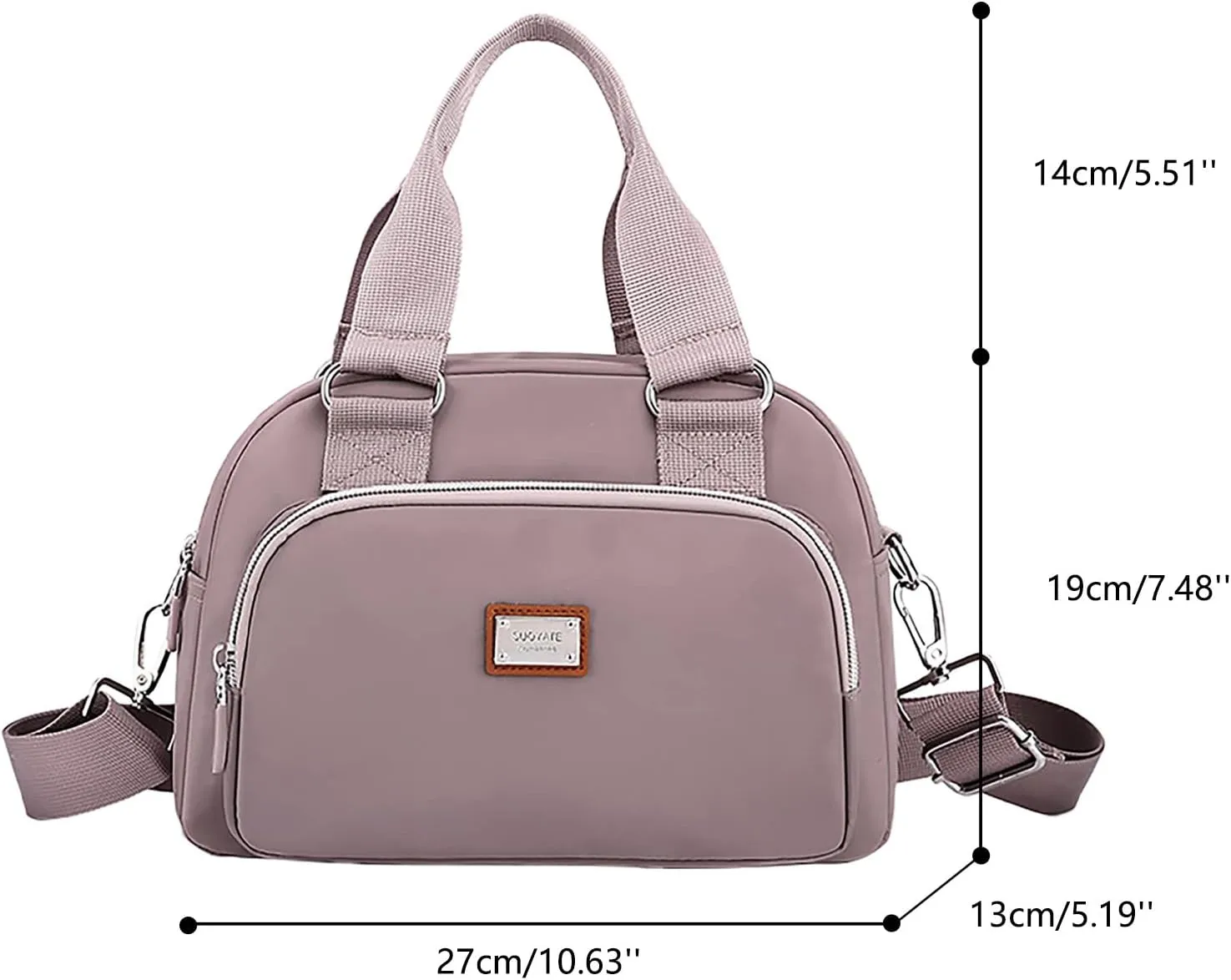 Sling Bags for Women Anti Theft Travel Beach Tote Shoulder Bags for Summer Vacation Multi Compartment Purse(A)