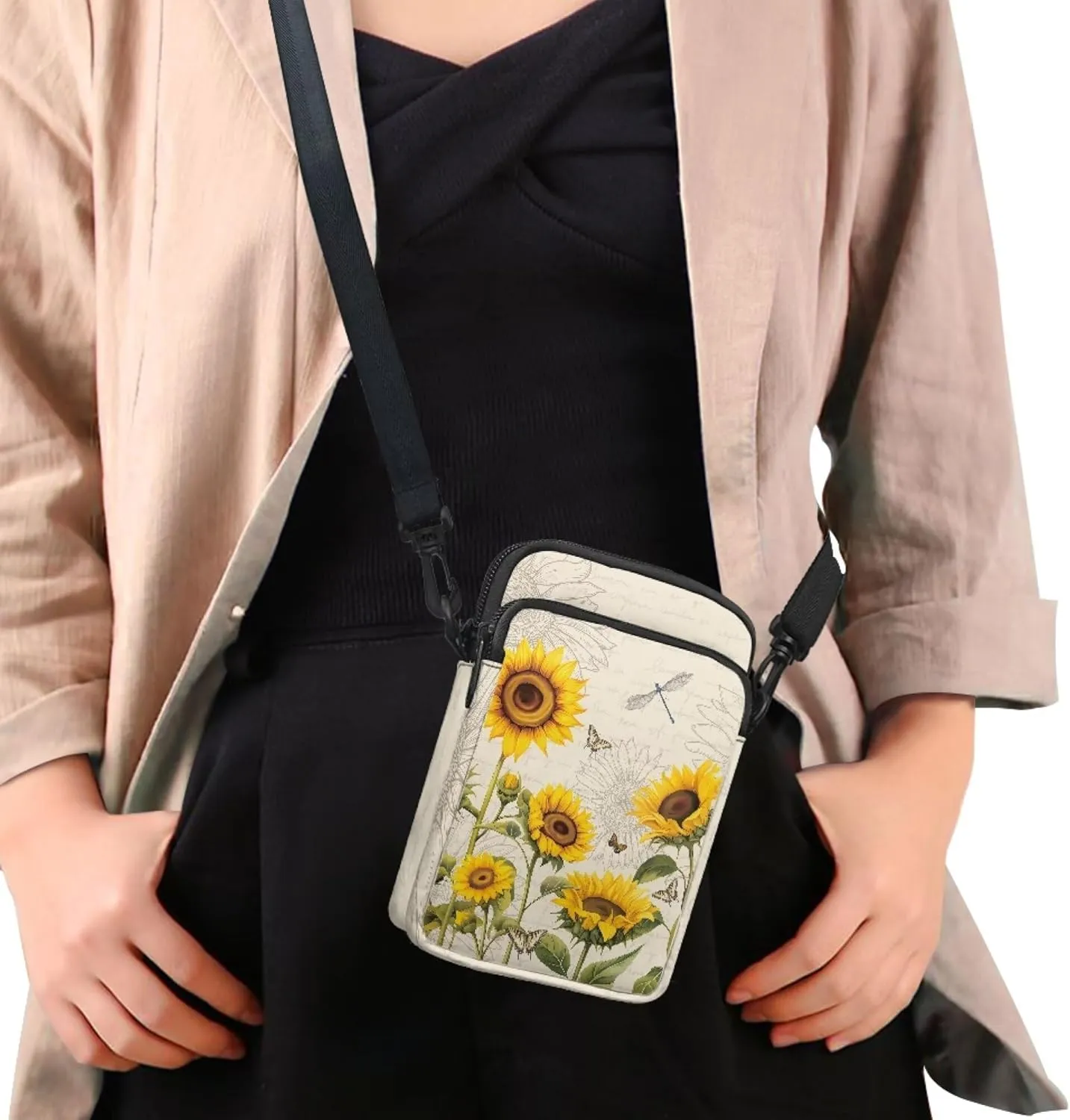 Small Crossbody Bags for Women Travel with Adjustable Strap