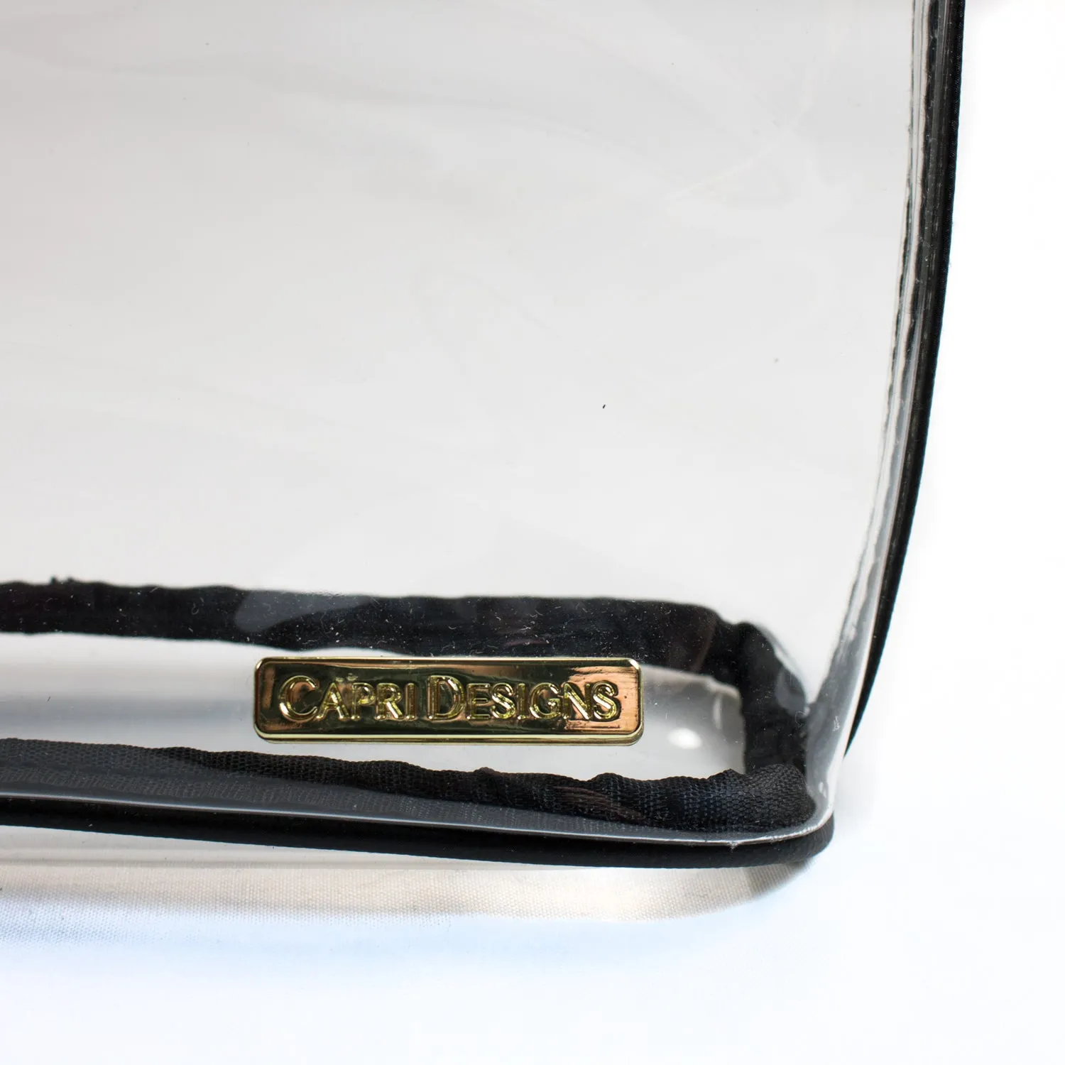 Small Crossbody - Black and Clear