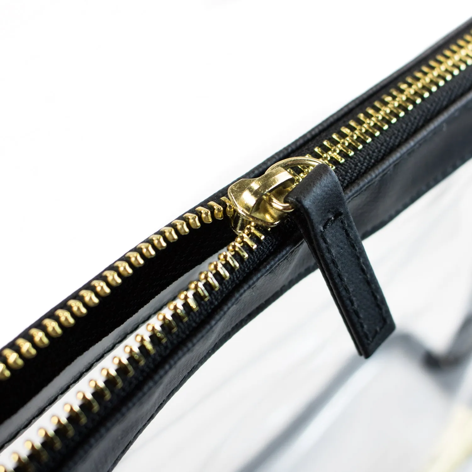 Small Crossbody - Black and Clear