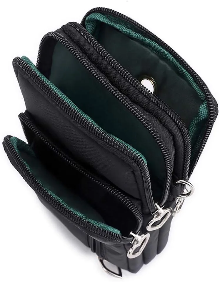 Small Crossbody Wallet Phone Bag Women Mini Crossbody Purse Cell Phone Shoulder Bag Mini Wallet Over Shoulder Strap