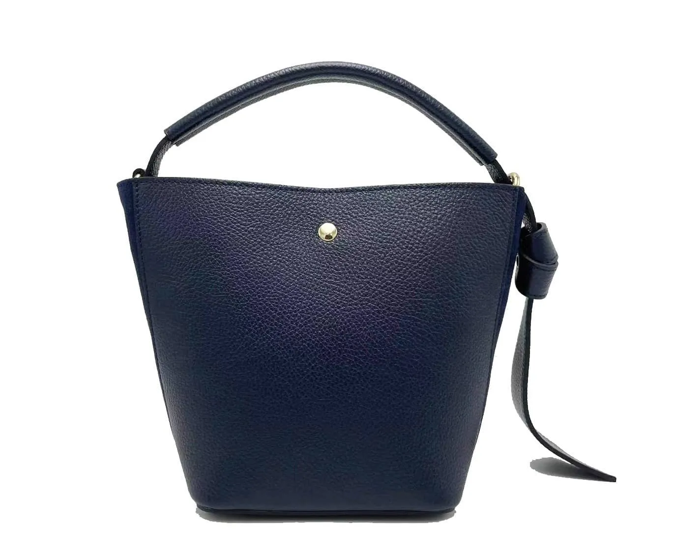 SMALL LEATHER BUCKET HANDBAG