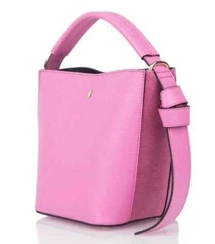 SMALL LEATHER BUCKET HANDBAG