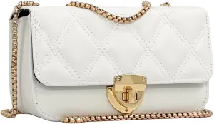 Small Mini Handbags for Women with Golden Chain Cross Body Purses for Women
