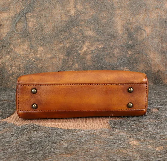 Small Womens Black Shoulder Handbag Genuine Leather Crossbody Bags