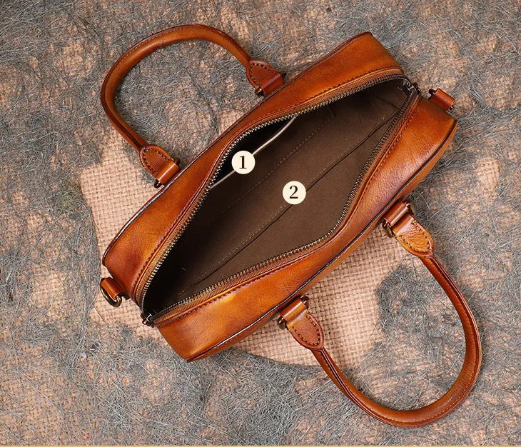 Small Womens Black Shoulder Handbag Genuine Leather Crossbody Bags