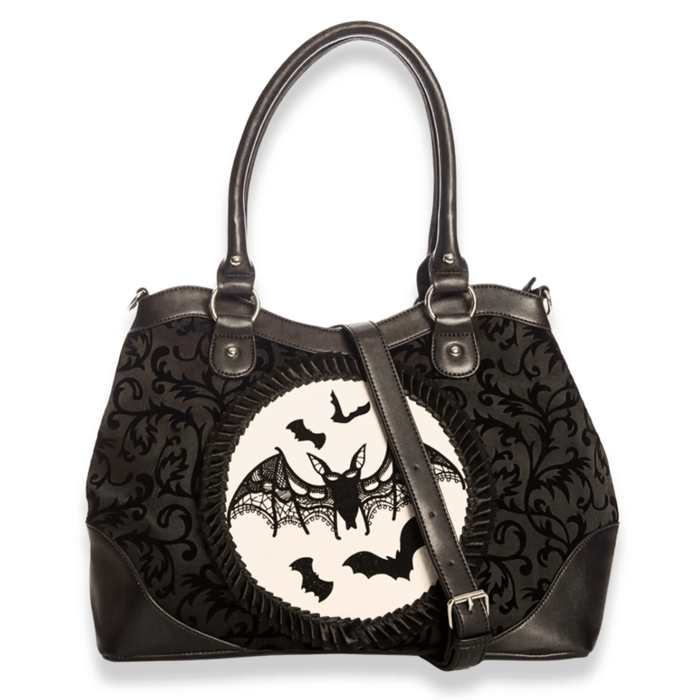 Soft Flock Night Bats Shoulder & Crossbody Bag