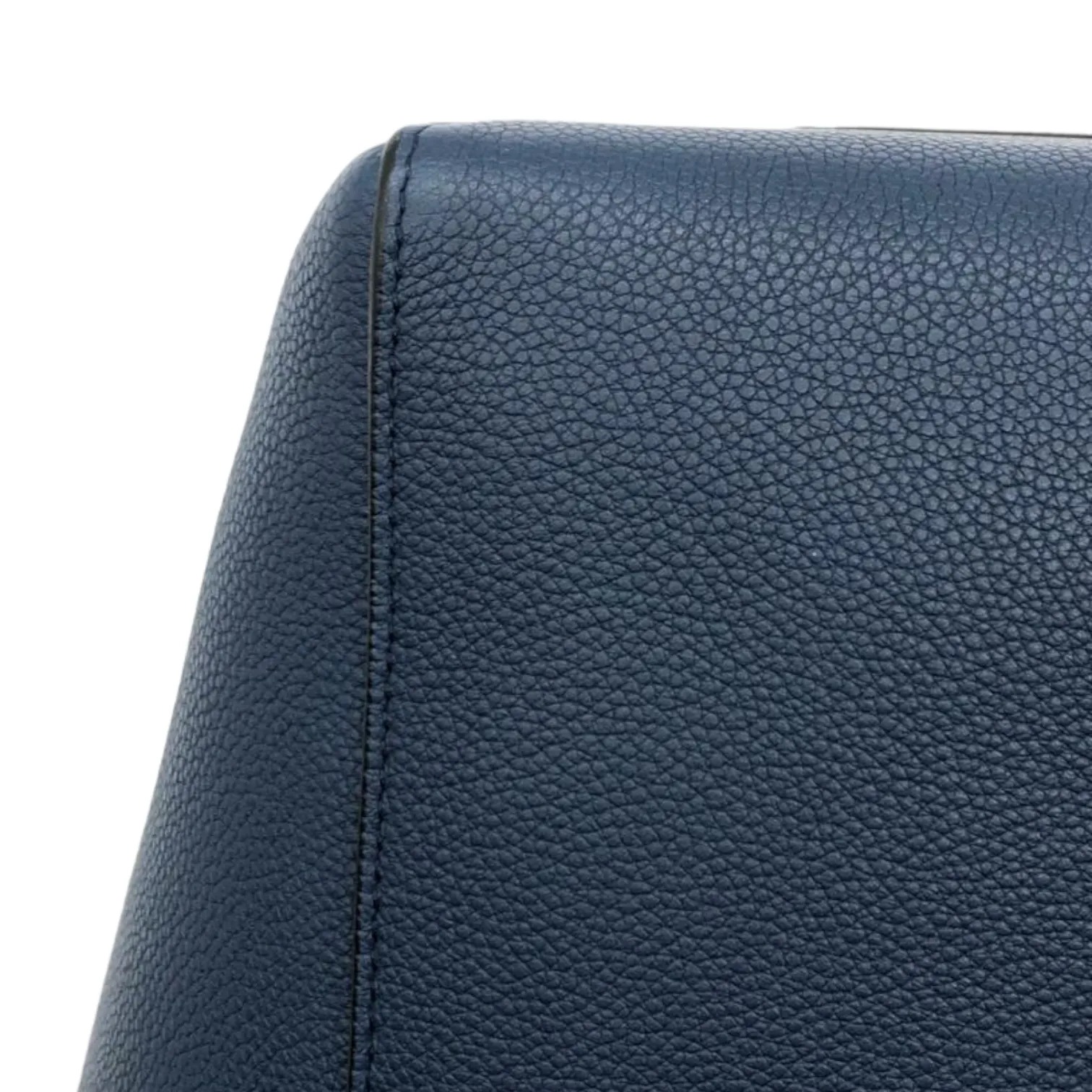 Soft Grained Calfskin Sangle Bucket Bag Blue