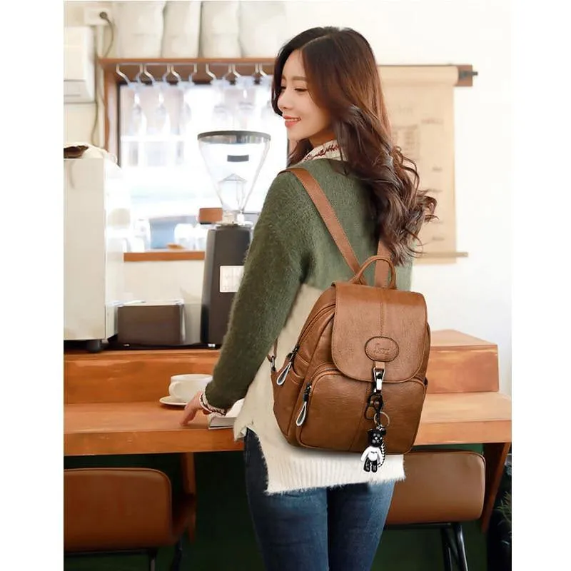 Soft PU Vintage Backpack