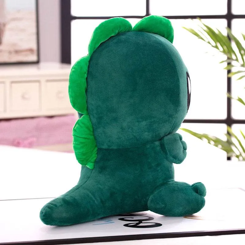 Spiky: Kawaii Green Stuffed Dinosaur Plush
