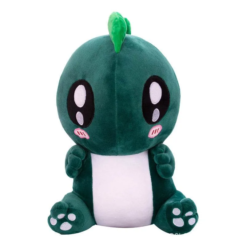 Spiky: Kawaii Green Stuffed Dinosaur Plush