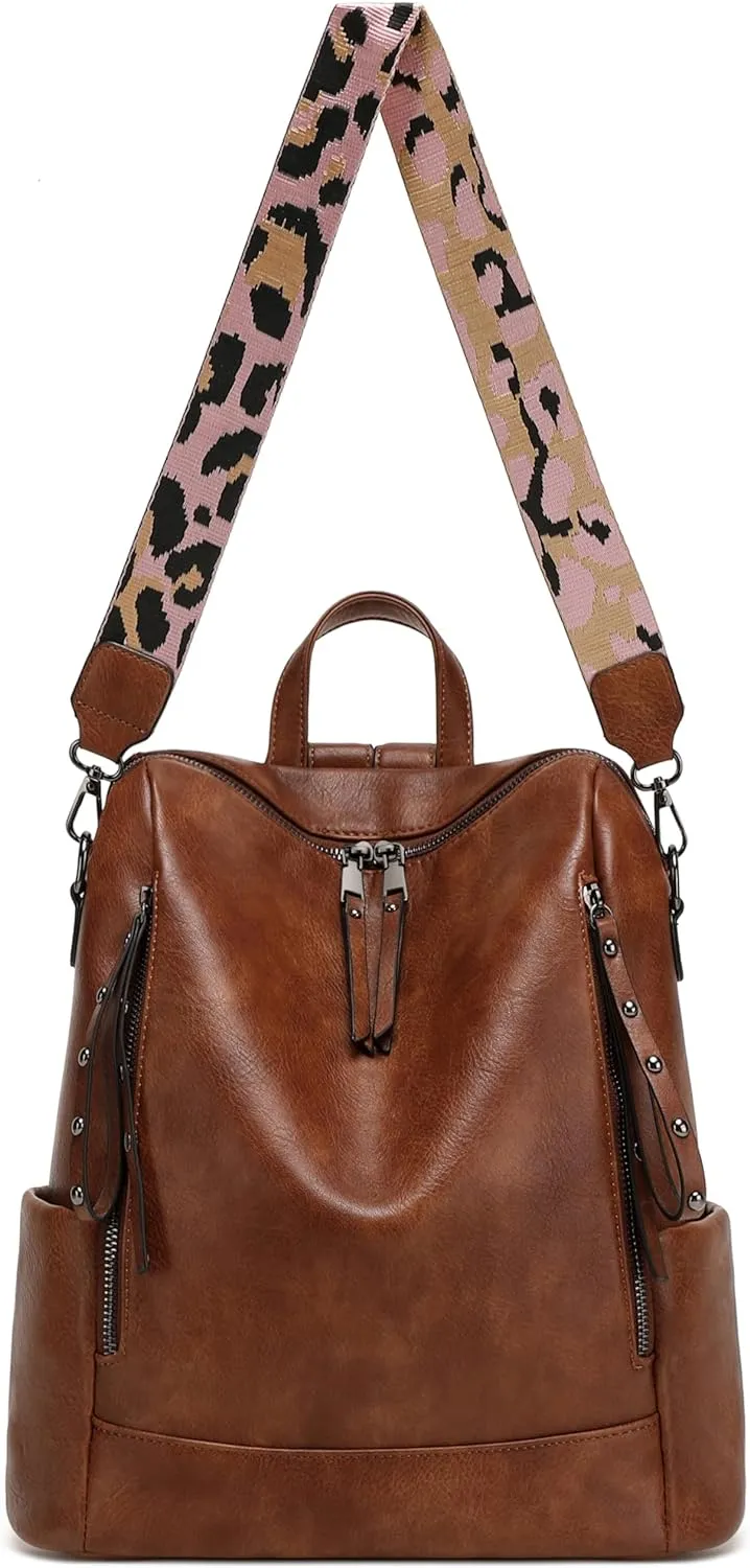 sqlp Fashion Backpack Purse for Women Vegan Leather Travel Back Pack Womens Designer Shoulder Bags