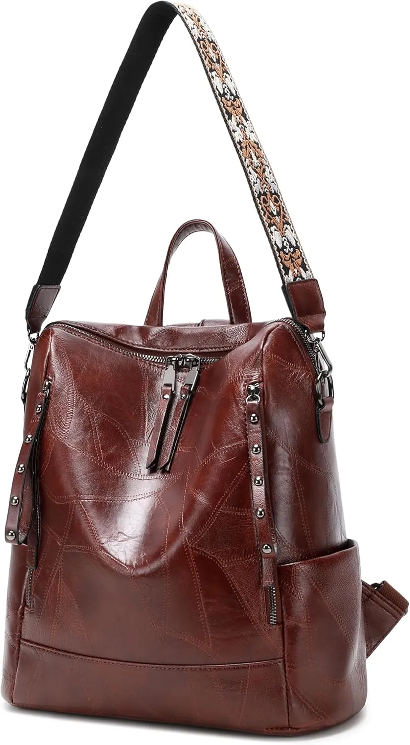 sqlp Fashion Backpack Purse for Women Vegan Leather Travel Back Pack Womens Designer Shoulder Bags