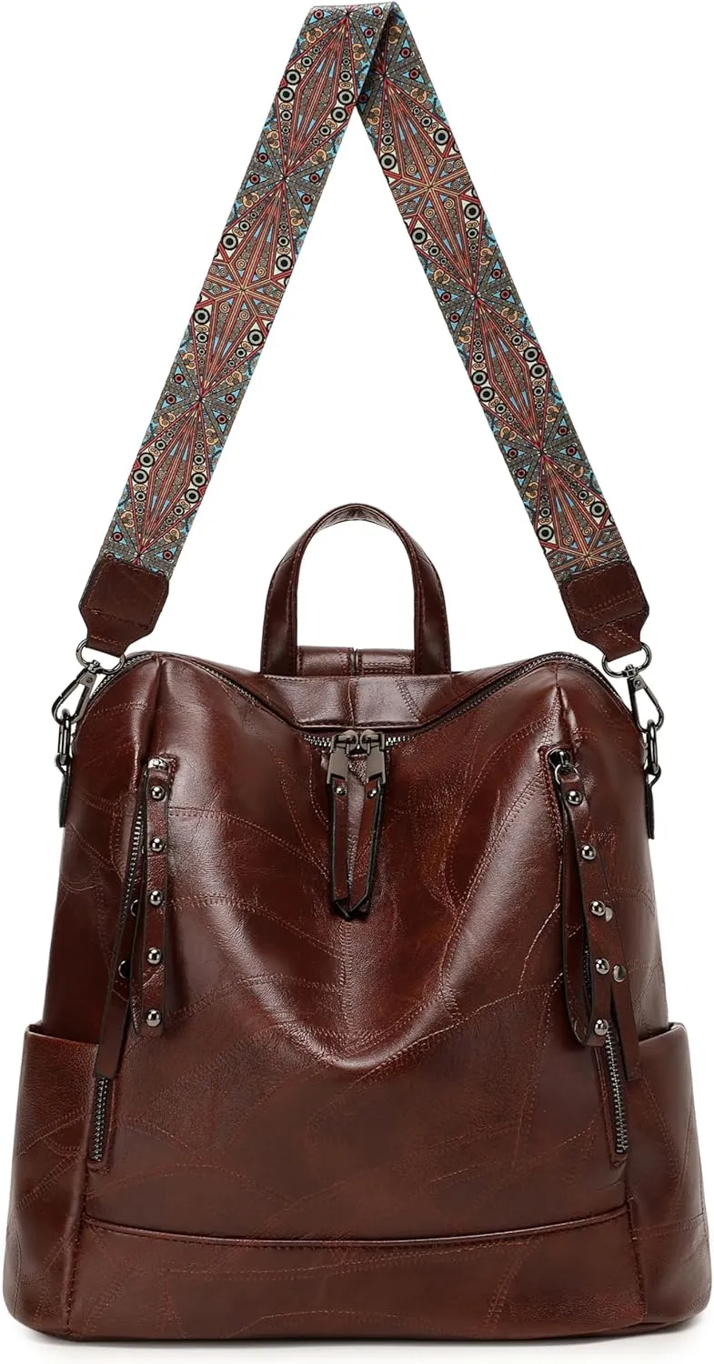 sqlp Fashion Backpack Purse for Women Vegan Leather Travel Back Pack Womens Designer Shoulder Bags