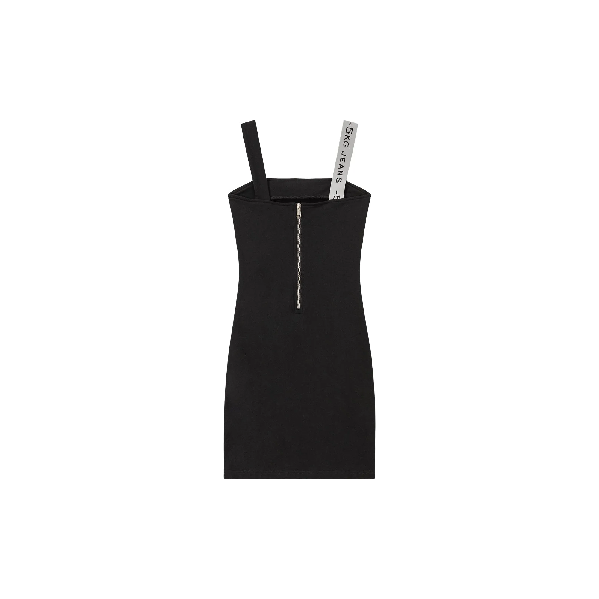 Square Neck Line Point Mini Dress