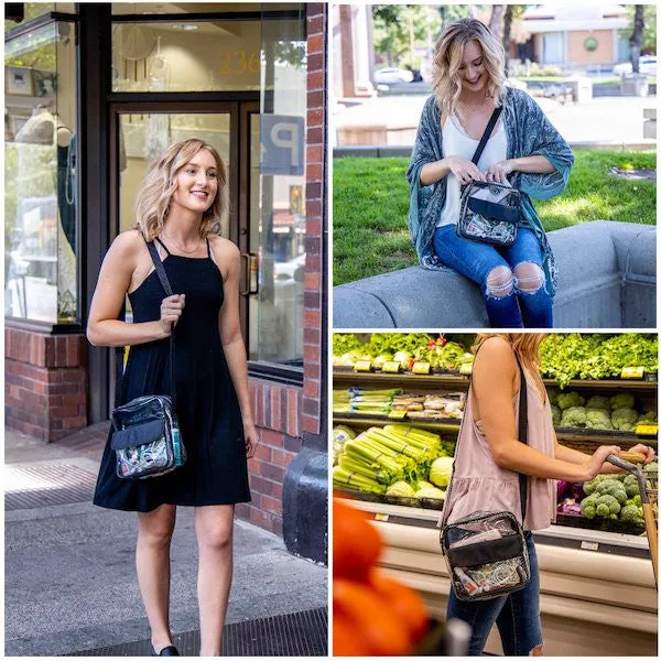 Stadium Approved Clear Cross-Body Messenger Shoulder Bag (CH-500)