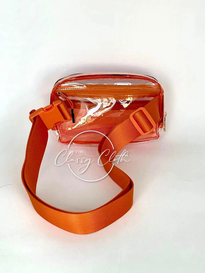 Stadium Clear Belt Bag in Assorted Colors
