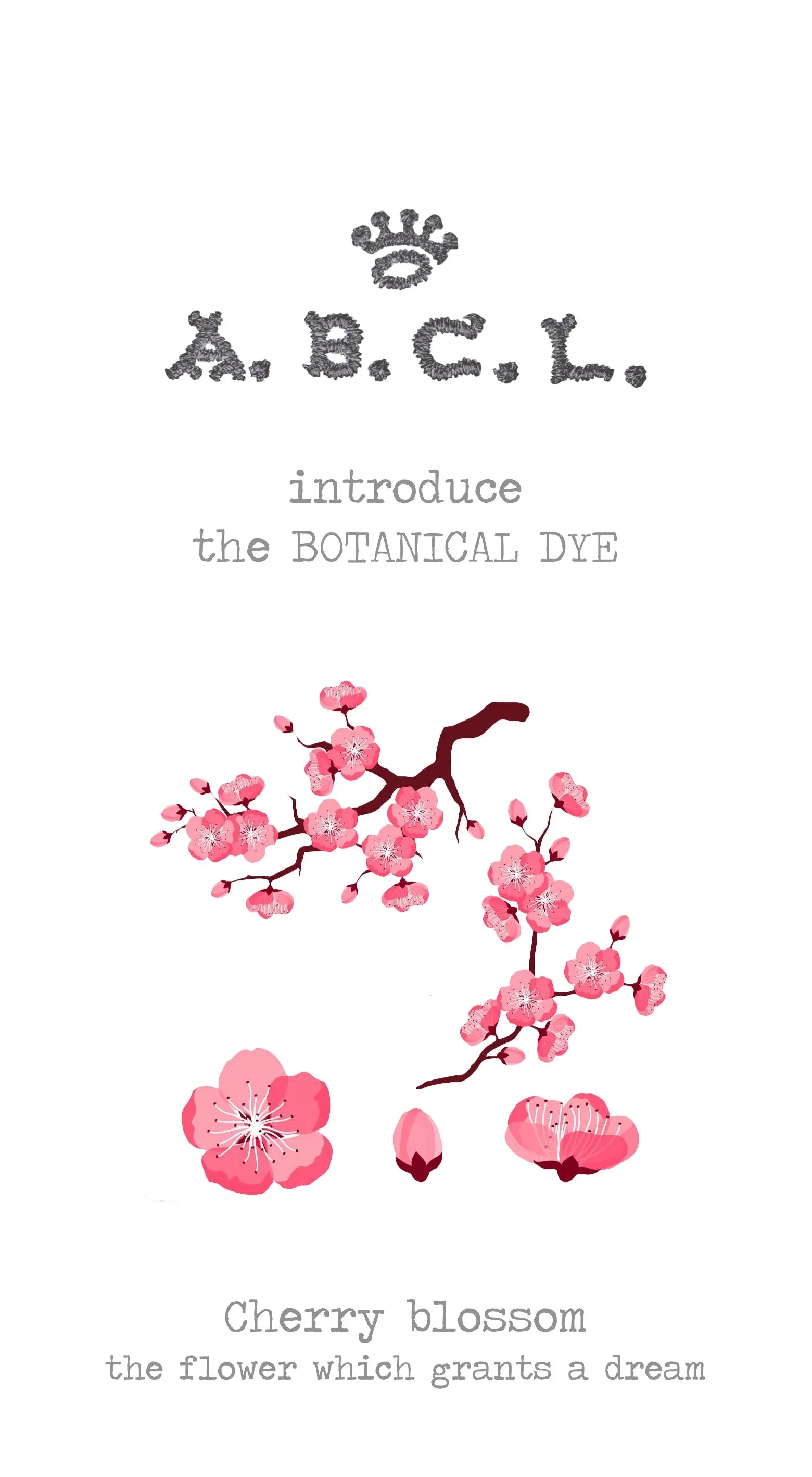 STAND botanical dye cherry blossom 2127