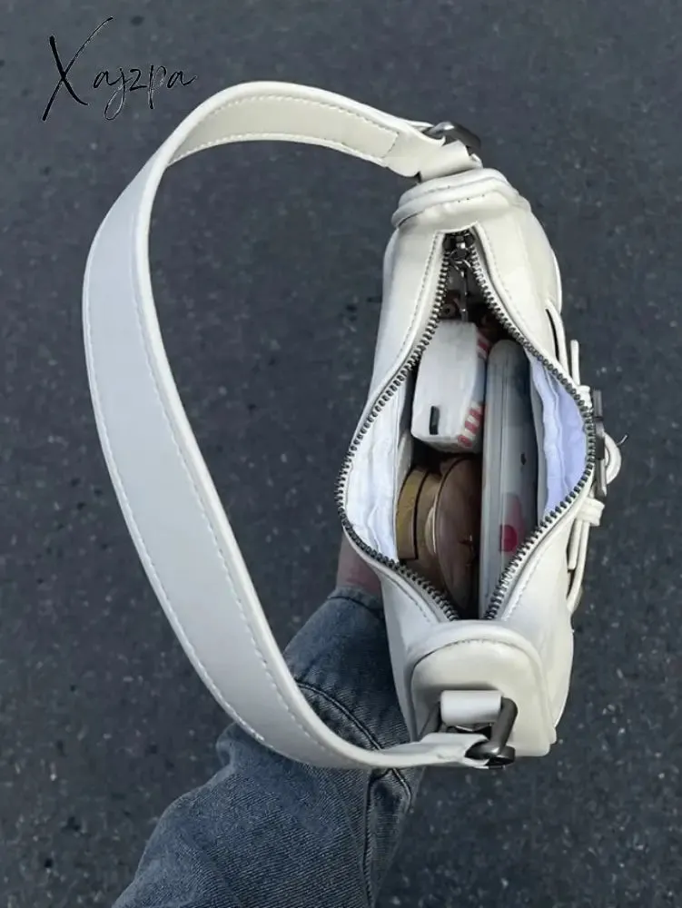 Star Embellish Pu Leather Shoulder Bag