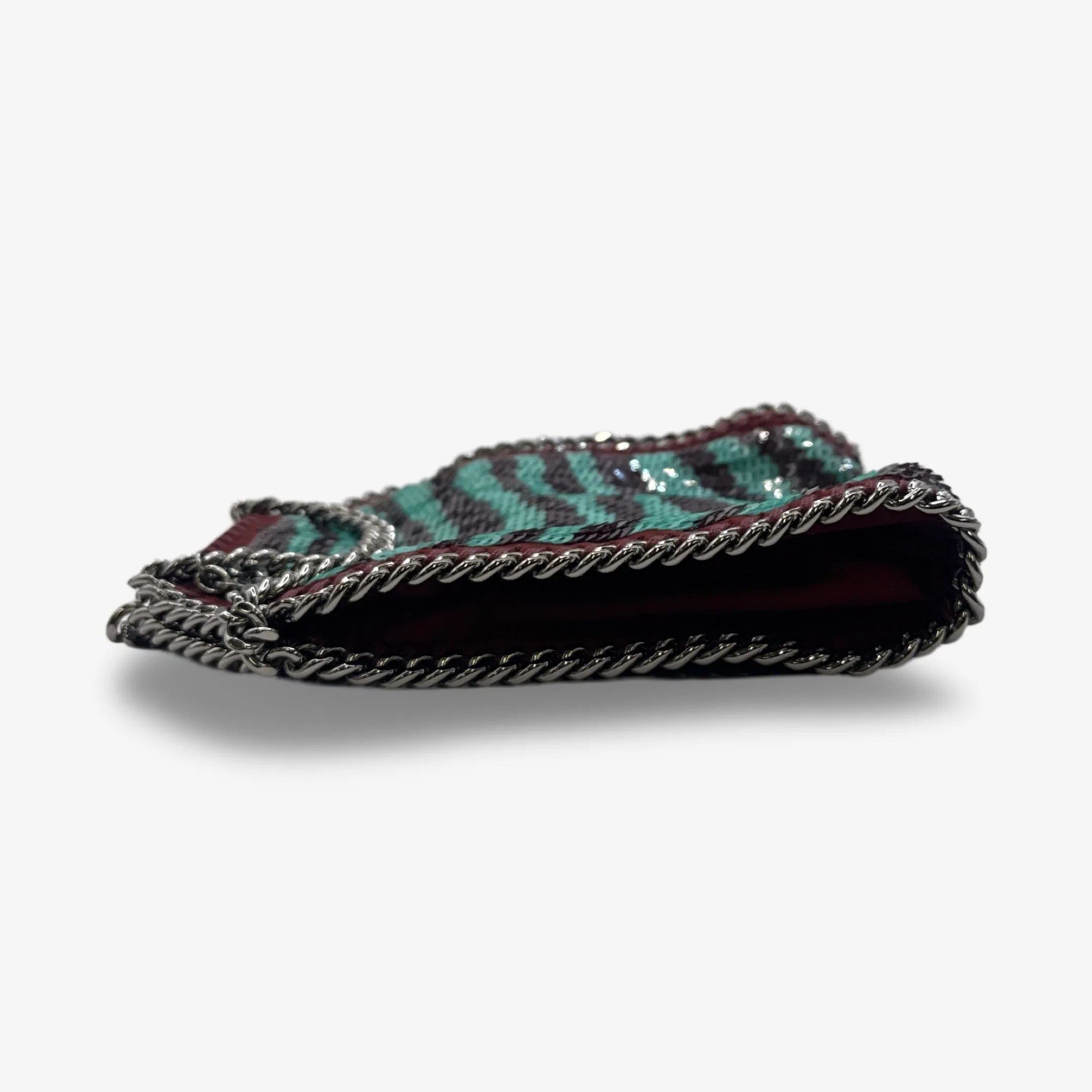Stella McCartney Mini Multicolor Sequin Falabella Crossbody Bag