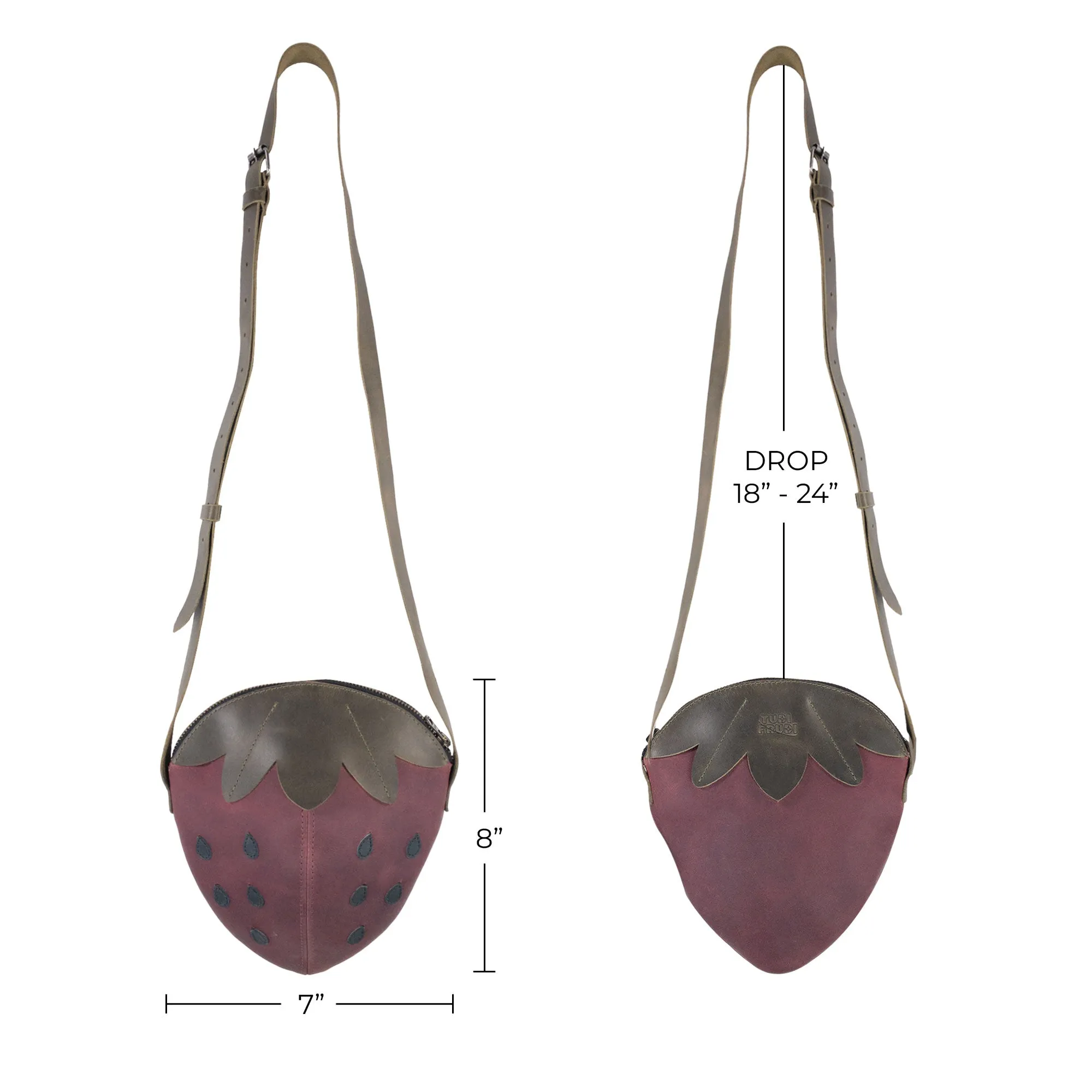 Strawberry-Shaped Shoulder Bag