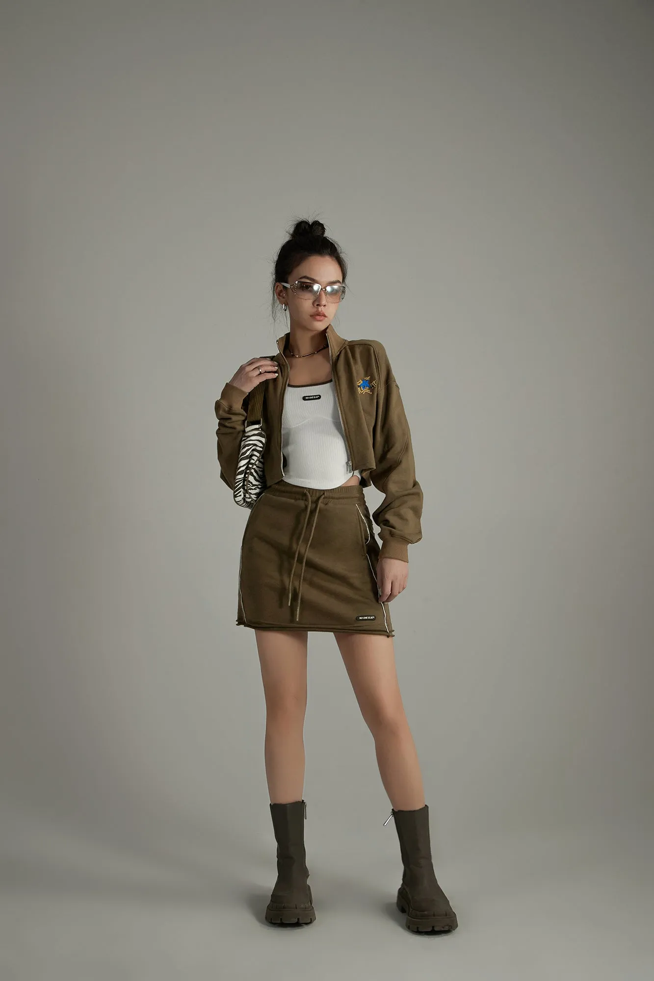 String Mini Skirt