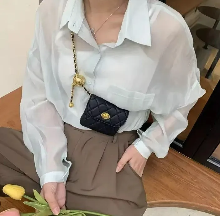 Stylish Chain Belt Purse