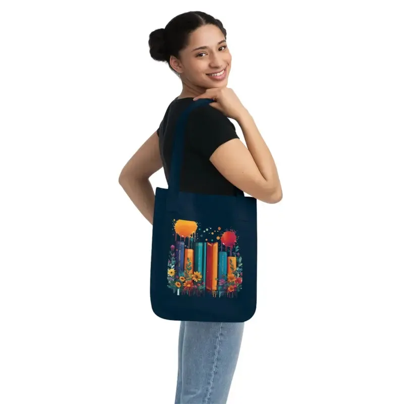 Stylish Organic Cotton Canvas Tote Bag