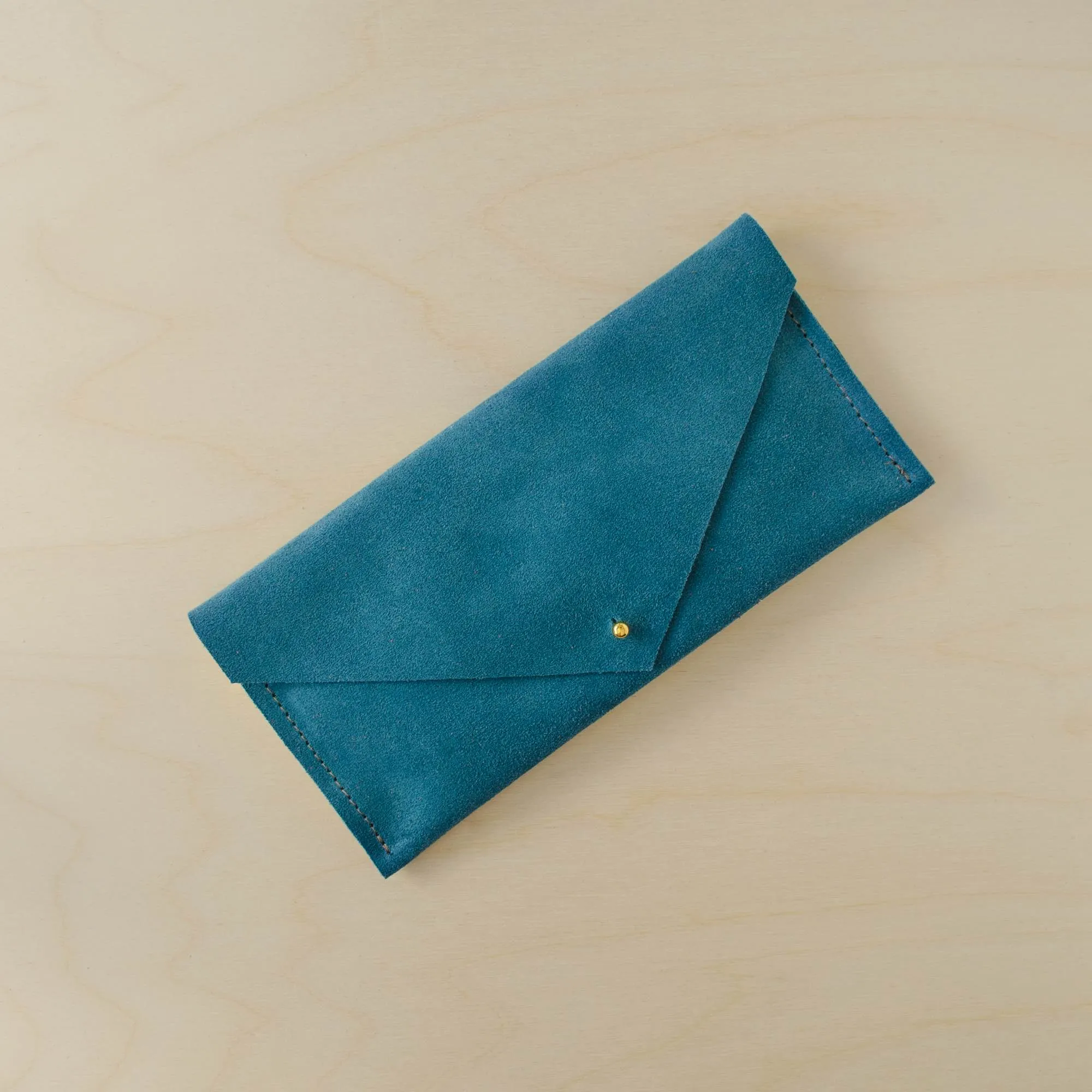 Suede Clutch Purse