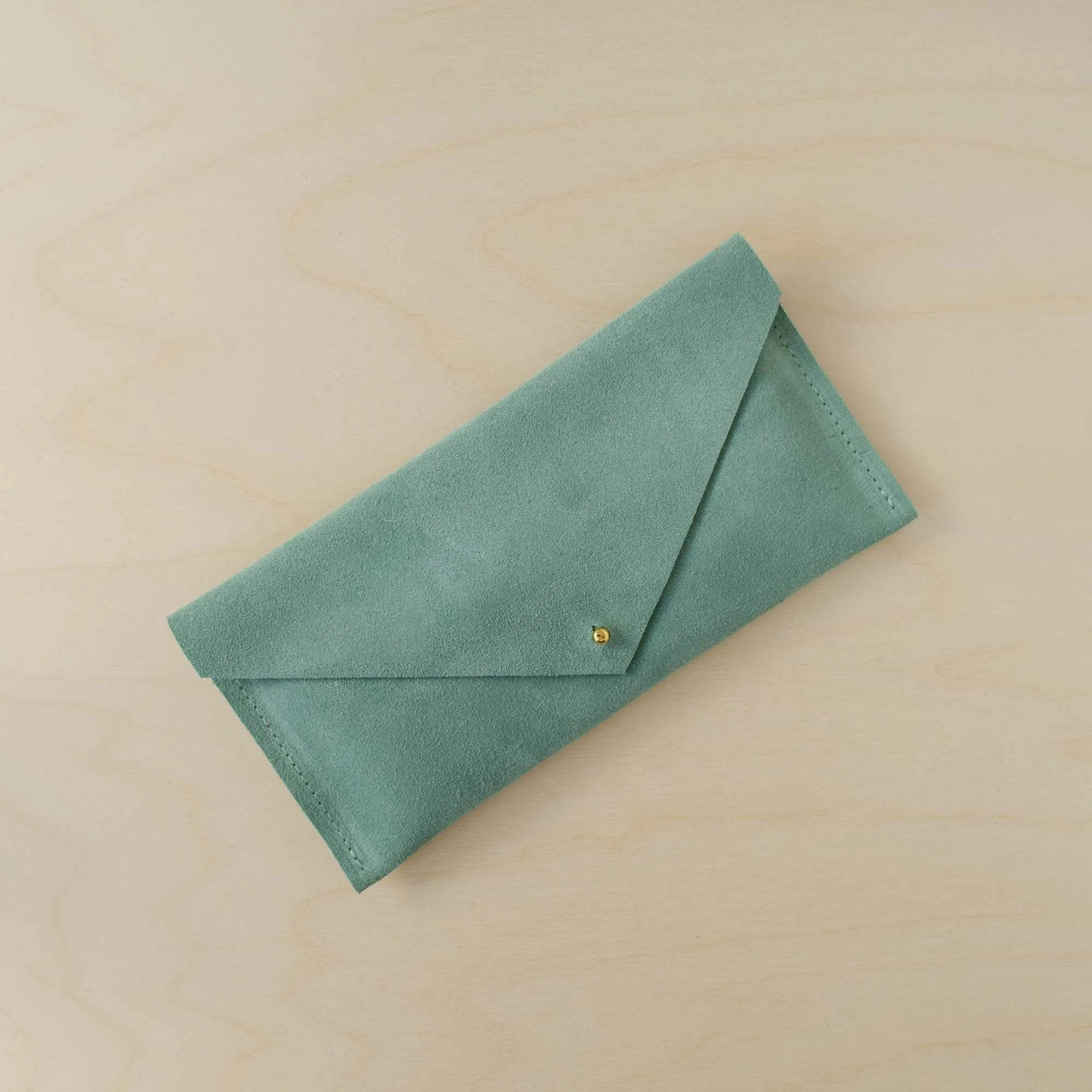 Suede Clutch Purse