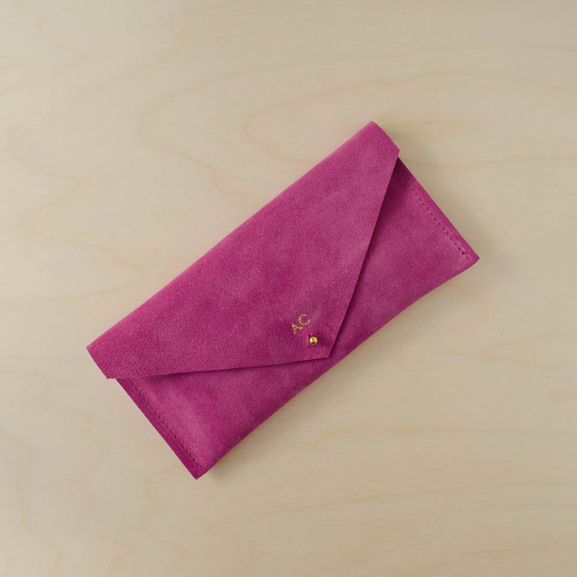 Suede Clutch Purse