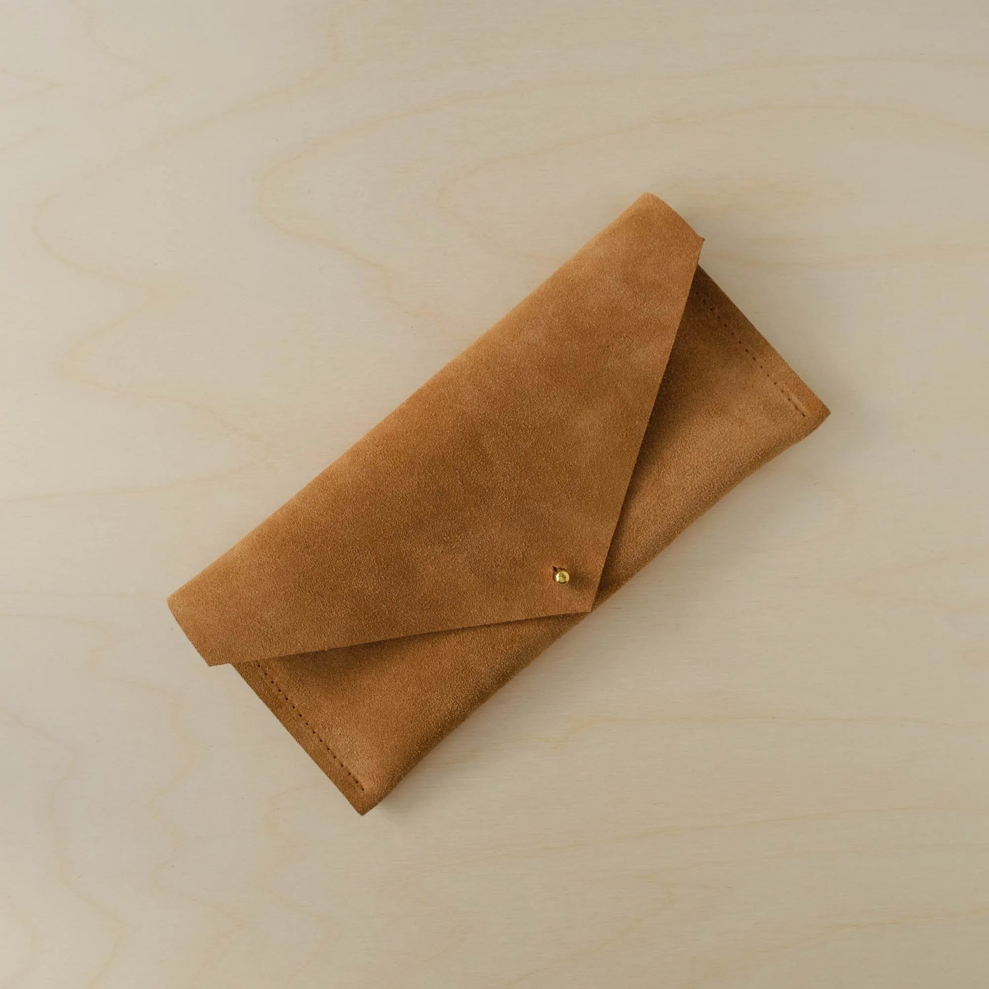 Suede Clutch Purse